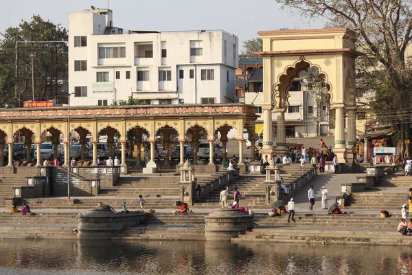 2019 Március Pune Maharashtra India Alandi Ghat Építészet Alandi — Stock Fotó