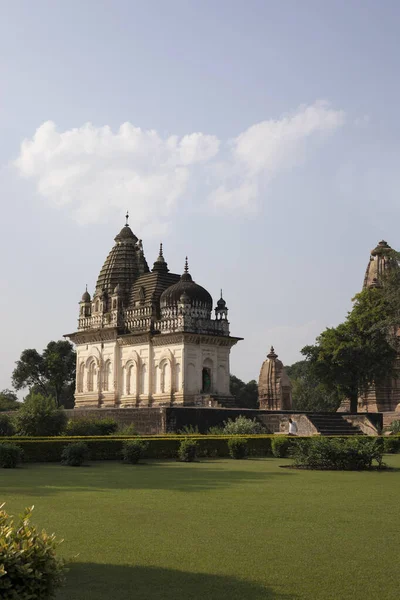 Fachada Vista Sureste Templo Pratapeshwar Grupo Occidental Khajuraho Madhya Pradesh — Foto de Stock