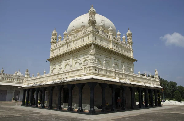Gumbaz Mausoleo Musulmán Del Sultán Tipu Sus Parientes Srirangapatna Karnataka —  Fotos de Stock