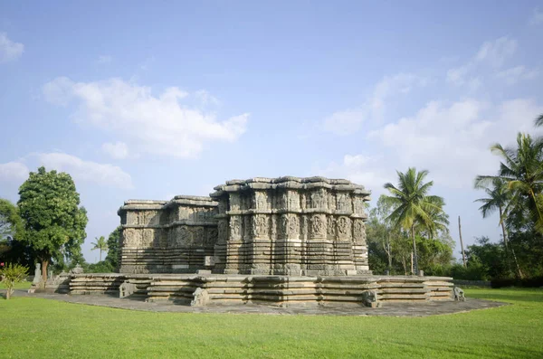 Templo Kedareshwara Una Construcción Era Hoysala Halebeedu Karnataka India —  Fotos de Stock