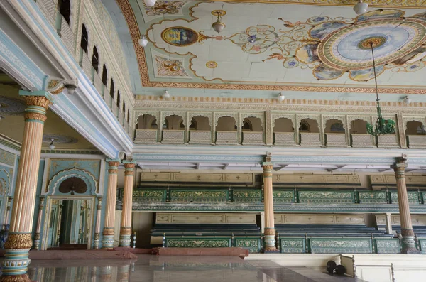 9Th November 2019 Mysore Karnataka India Interiors Mysore Palace Historical — стоковое фото