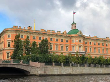 Mikhailovsky Şatosu Fontanaki Kanalı, St. Petersburg, Rusya