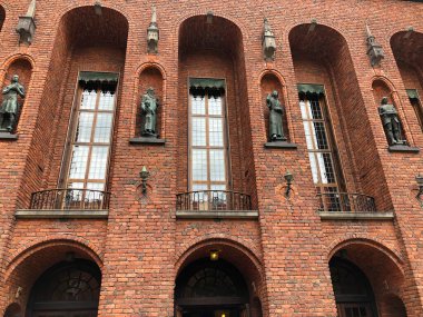 Belediye Binası Kısmi Manzara, İsveç Stockholm Belediye Meclisi binası