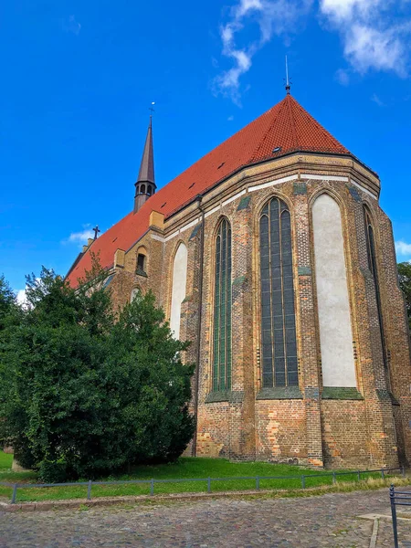 Heliga Korsets Kloster Universitetskyrkan Museum Cultural History Rostock Tyskland — Stockfoto