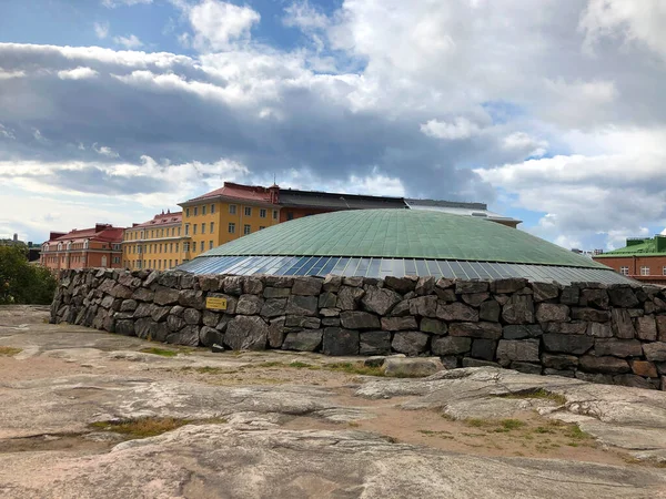 Helsinki Finlandia Chiesa Temppeliaukio Chiesa Rupestre Una Chiesa Luterana Finlandese — Foto Stock