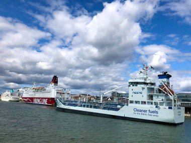 Helsinki, Finlandiya limanında yolcu gemileri