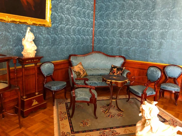 2019 Augusztus Szentpétervár Oroszország Palace Furniture Yusupov Palace Moika — Stock Fotó