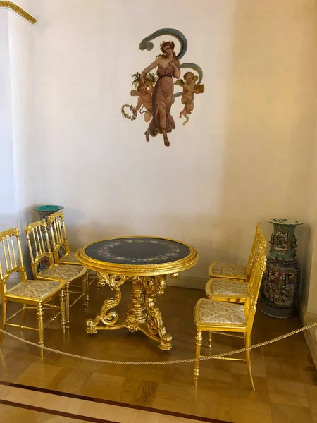 August 2019 Petersburg Russia Palace Furniture Yusupov Palace Moika — 스톡 사진