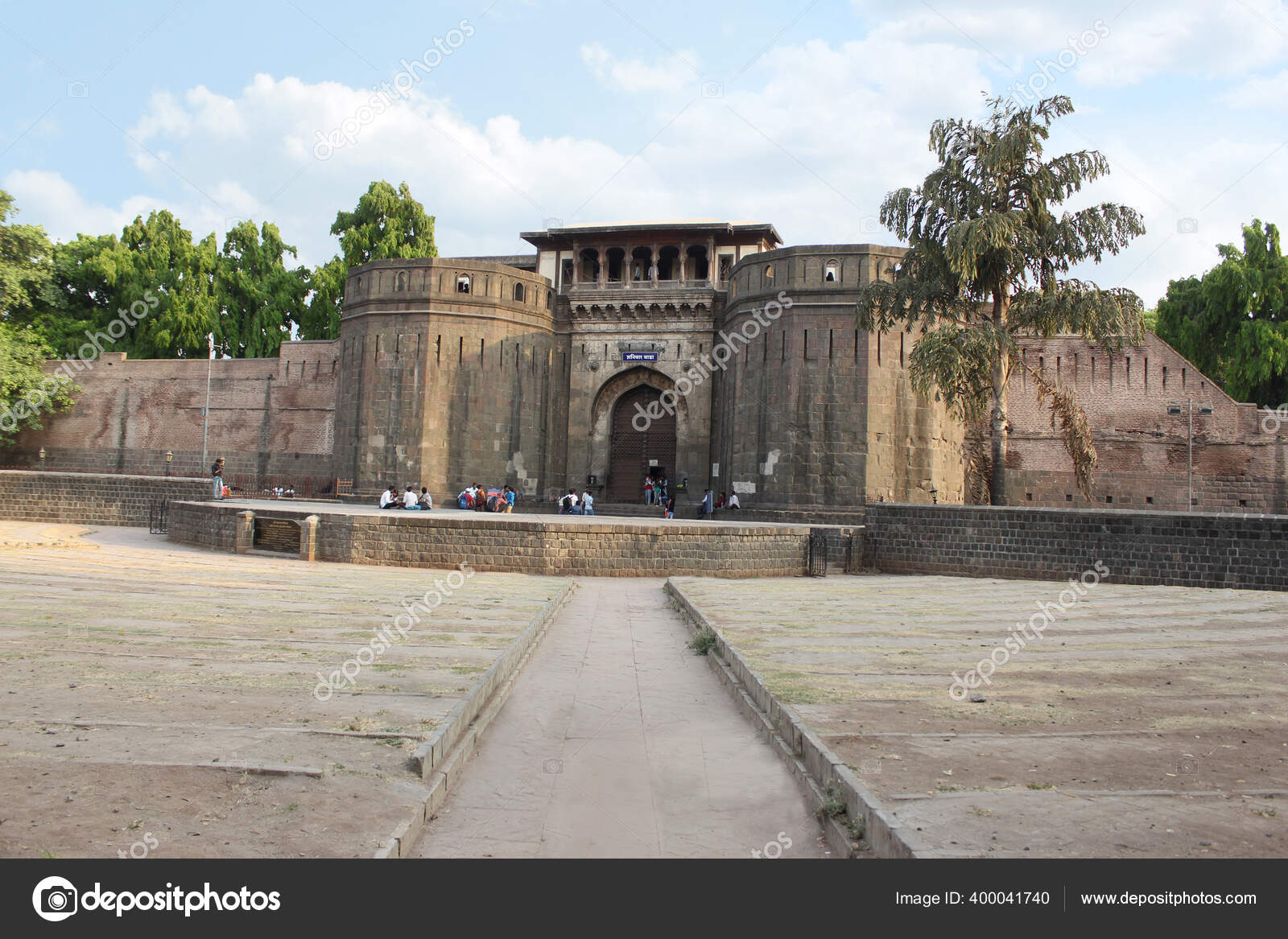 Pune Maharashtra April 2021 Wisatawan Gerbang  Utama 