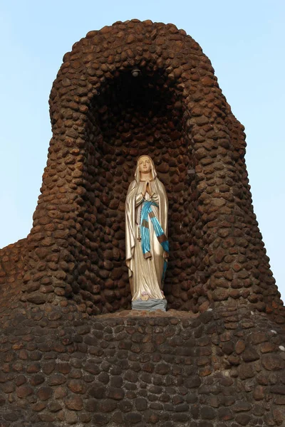 Moeder Maria Standbeeld Patrick Cathedral Pune Maharashtra India — Stockfoto