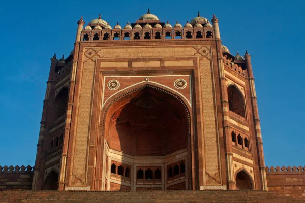 Buland Darwaza Πόρτα Της Νίκης Χτίστηκε 1602 Fatehpur Sikri Uttar — Φωτογραφία Αρχείου