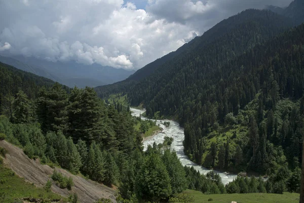 Aru Valley View Jammu Kashmir India — Foto Stock