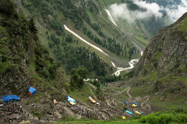 Tisu Shora Údolí Pohled Jammu Kašmír Indie — Stock fotografie