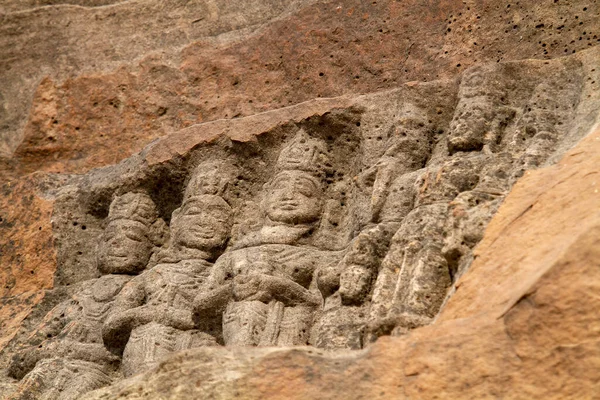 Skulptur Kalinjar Fort Uttar Pradesh Indien — Stockfoto