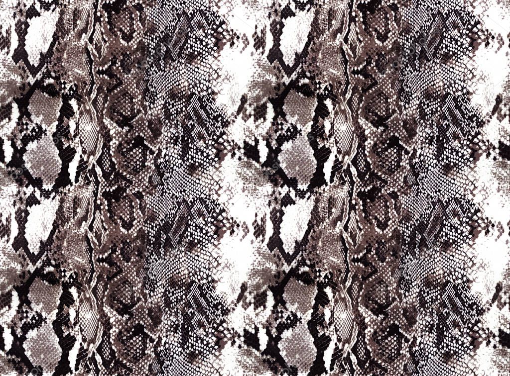 Snake seamless pattern. Snake texture, animal skin. Piton skin pattern texture repeating seamless. Fashion and stylish background. 