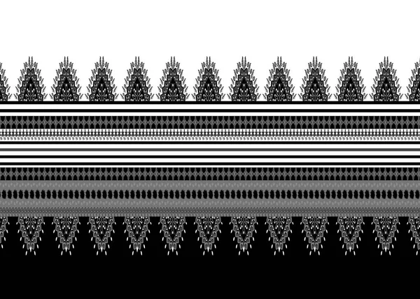Textura Etnică Tribală Model Fără Sudură Dungi Stil Aztec Woodblock — Fotografie, imagine de stoc