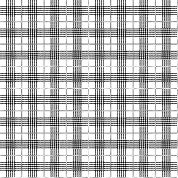 Padrão Cão Impressão Geométrica Preto Branco Padrão Sem Emenda Houndstooth — Fotografia de Stock