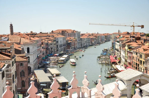 Increíble Vista Hermosa Venecia Italia Vista Sobre Gran Cana — Foto de Stock