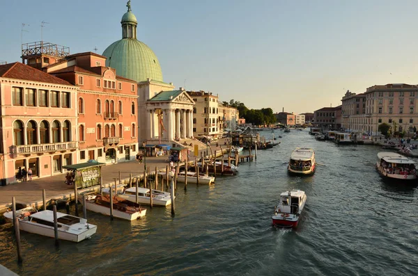 Canal Principal Venecia Italia Vista Sobre Gran Canal — Foto de Stock