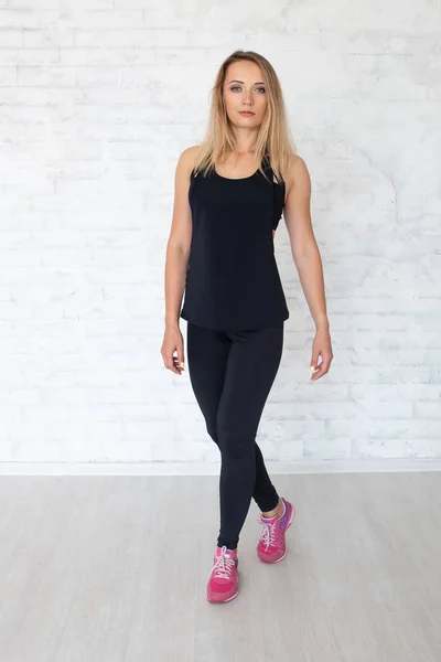 Actieve vrouw dragen van de legging. Gezonde levensstijl concept. Sport — Stockfoto