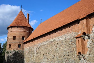 Trakai Island Kalesi, en popüler turist de biri parçası
