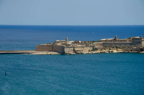 Fort Ricasoli på Malta. Plats där spelet av troner filmade, — Stockfoto