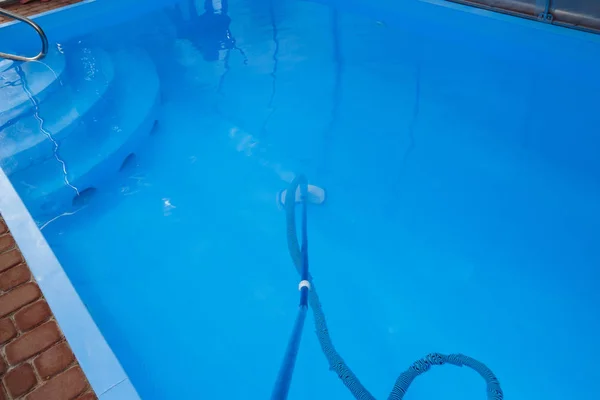vacuuming the pool, the brush cleans and cares for the bottom of the pool. pool cleaner. collect, absorb garbage and dirt. automatically takes away particles from the bottom and sides of the vacuum