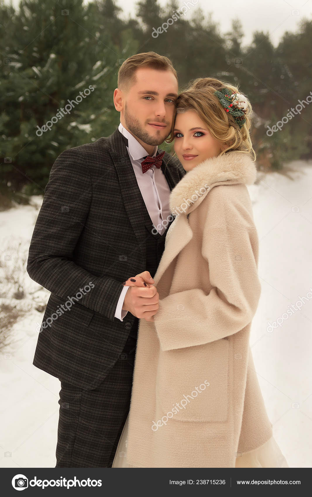 couple winter dress