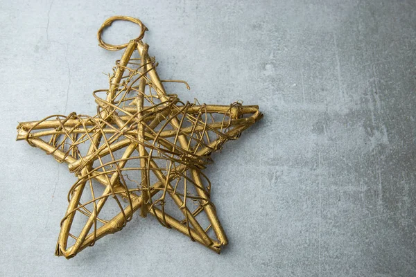  Noel altın dal yıldız süslemeleri