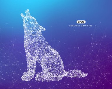 Vektör kurt soyut Illustration. EPS 10. Sen-ebilmek kolayca değişmek renk.