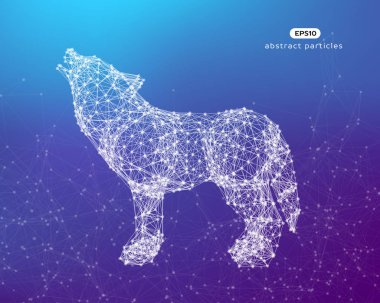 Vektör kurt soyut Illustration. EPS 10. Sen-ebilmek kolayca değişmek renk.