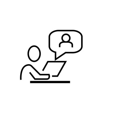 Çalışan işlem simgesi. Maliye elemanları. Premium kalite grafik tasarım.