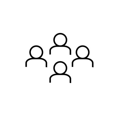 Beyaz arka plan üstünde insanlar kutsal kişilerin resmi. Vektör çizim.