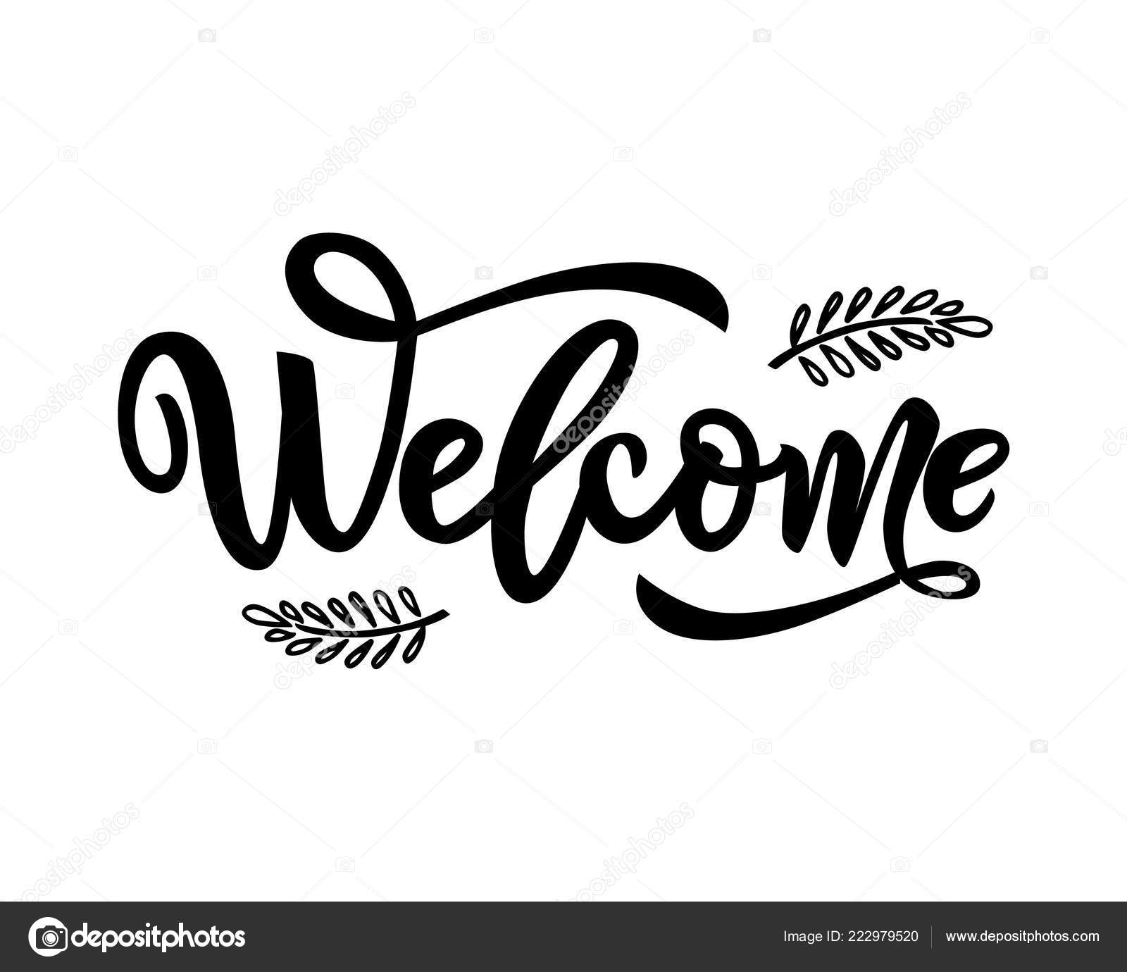 Welcome SVG, Welcome Calligraphy SVG, Script SVG, Welcome Cricut ...