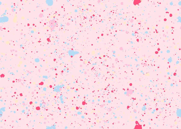Speckles farklı renk ile Seamless modeli. Noktalar boya, küçük damla. Renkli arka plan. Pink. Vektör. Doku baskı kıyafet, kumaş, tekstil, Web sitesi, kart, ambalaj kağıdı, duvar kağıdı için