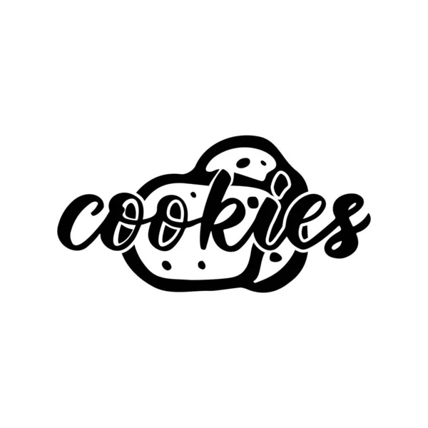 Anpassad etikett för matskafferi Cookies. Behållardekal. Vektor — Stock vektor