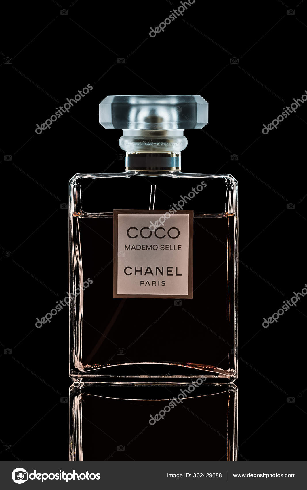 chanel perfume black bottle