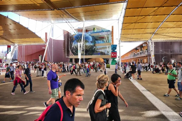 Ázerbájdžán Pavilon Expo 2015 Milán Itálie Cca Srpen 2015 — Stock fotografie