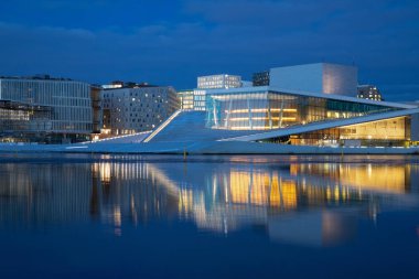 Norveç, Oslo. Opera Binası