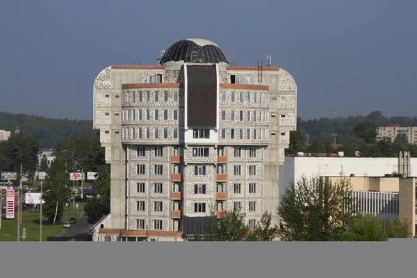 Vitebsk Belarus Luglio Edificio Amministrativo Con Cupola Vetro Luglio 2016 — Foto Stock