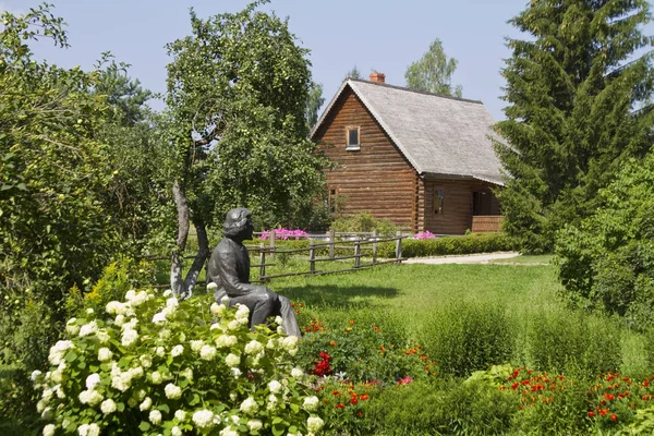 Zdravnevo Belarus July Sculpture Great Russian Artist Ilya Repin Park — Stock Photo, Image