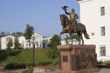 Vitebsk, Beyaz Rusya - 28 Temmuz: Litvanya - Prens Olgerd üzerinde 28 Temmuz 2016 yılında Vitebsk Büyük Dükalığı Anıtı.