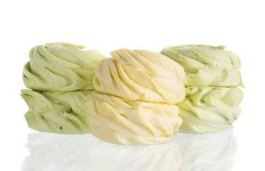 izole doğal malzemelerden el yapımı marshmallow