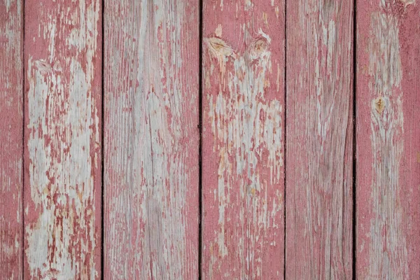 Wall from red wooden vertical boards close-up. Wood texture — Stock Photo, Image