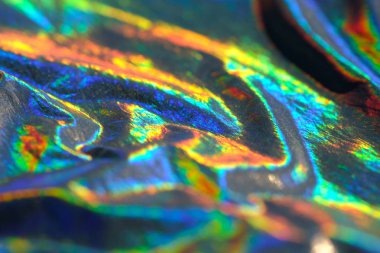 80'li yıllarda modern güzel holografik arka plan. Webpunk ve vaporwave trendy tasarım