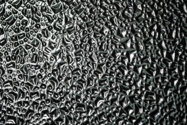 Buzlu cam dokusunun yakın çekim, soyut desen