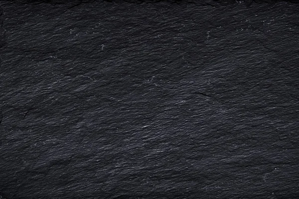 Dark gray black slate background or texture of natural stone. — Stock Photo, Image