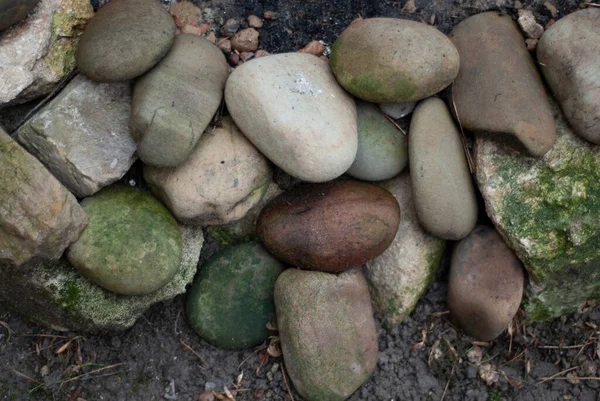 Colorfull river stones. Photo of the pebble