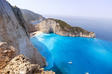 Zakynthos, Yunan Adası, Navagio gemi enkaz Bay Zante