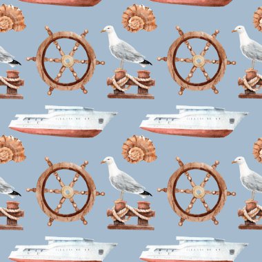 suluboya deniz yolculuğu, yatçılık, gemi yolculuğu, dikişsiz desen